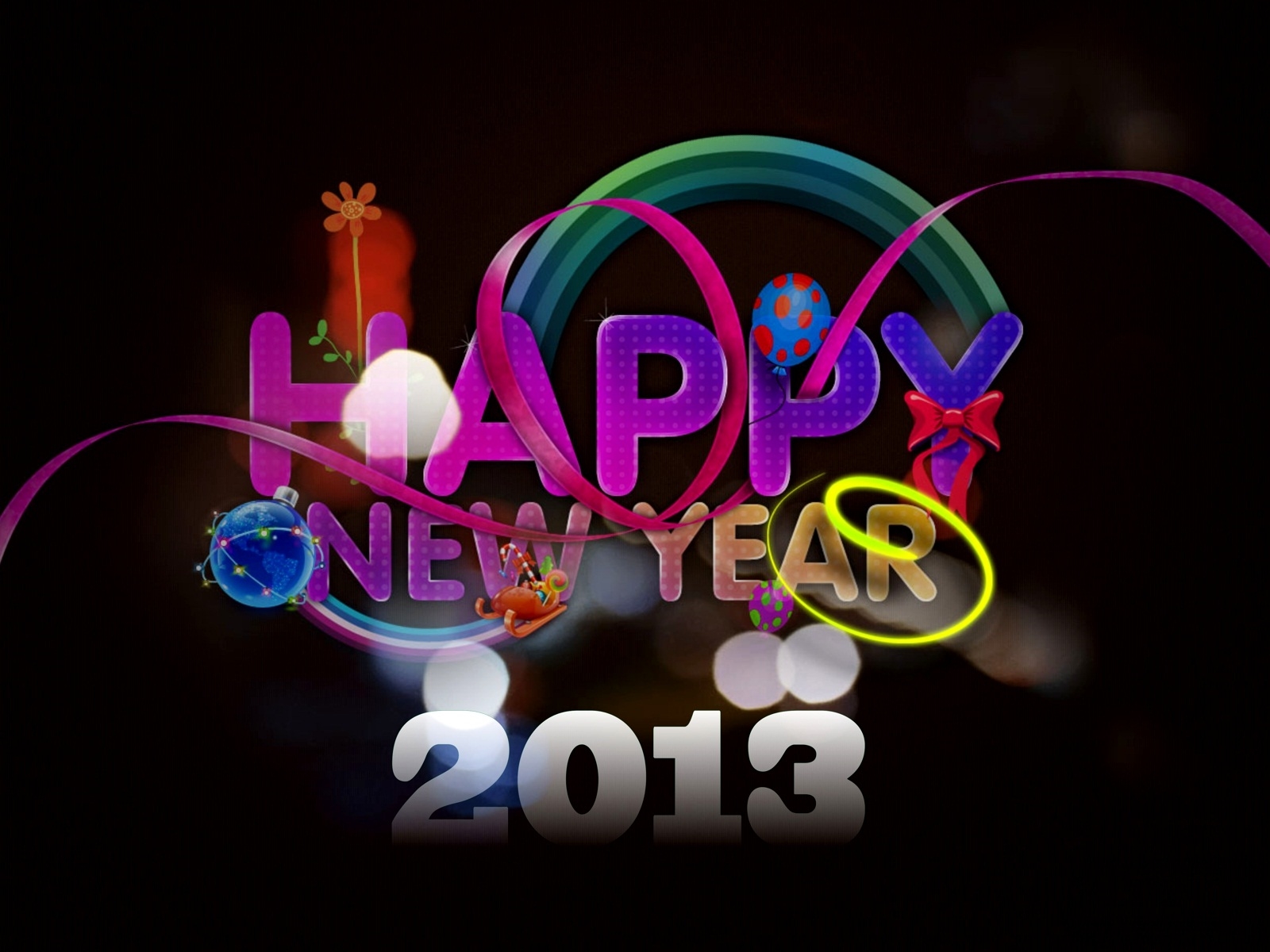 hinh nen happy new year 2013