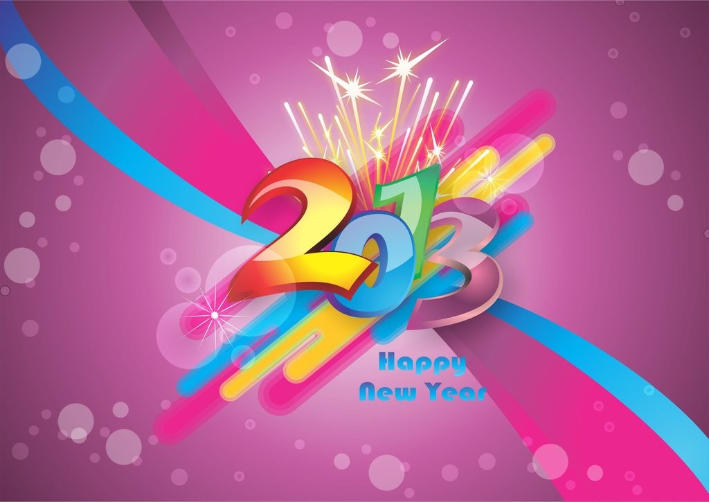 hinh nen happy new year 2013