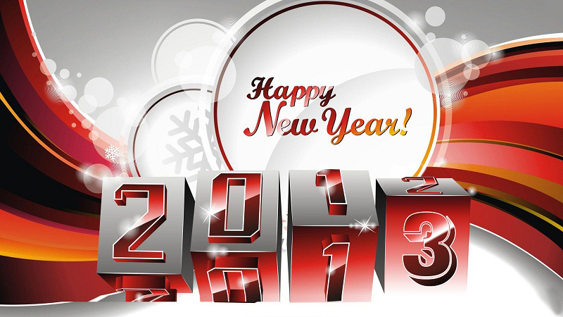 hinh nen happy new year 2013