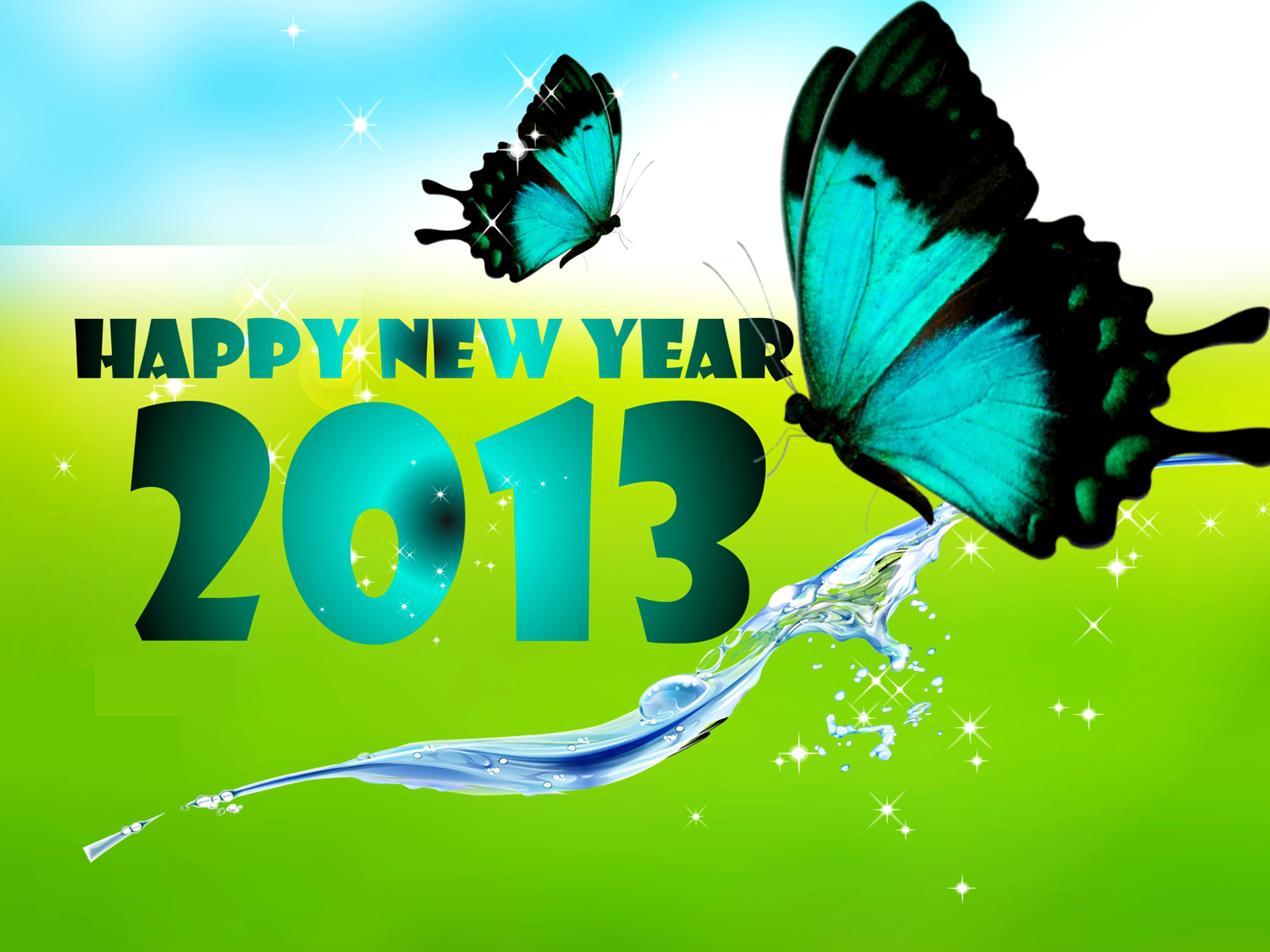 hinh nen happy new year 2013